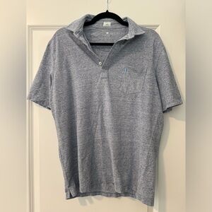 Johnnie-O Hangin’ Out Grey Polo Shirt